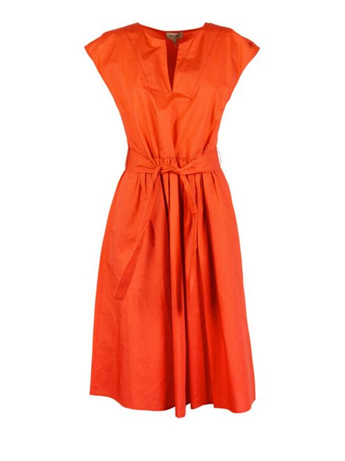 POPLIN SHORT DRESS WOOLRICH | CFWWDR2028FRUT39445534 PAPRIKA